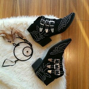 Studded Buckle Boot, Chloe Susanna Look Alike